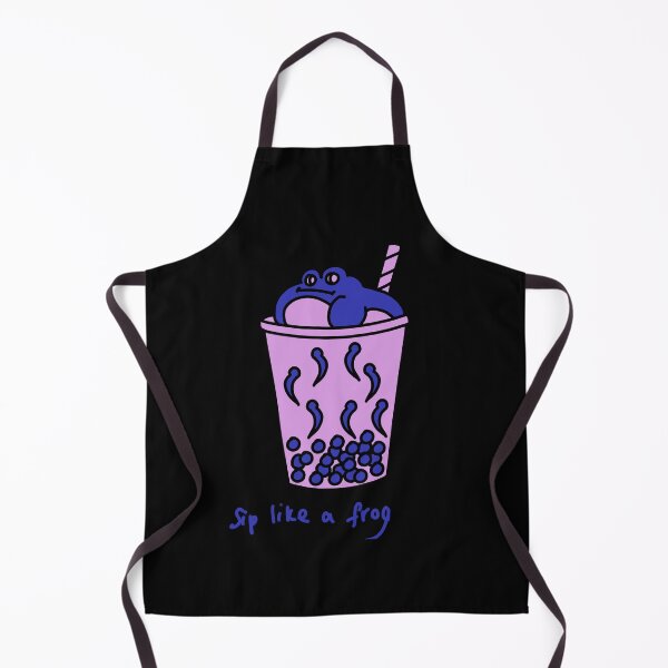 Item preview, Sip Like a Frog Deep Blue Boba designed and sold by J-Mindful.