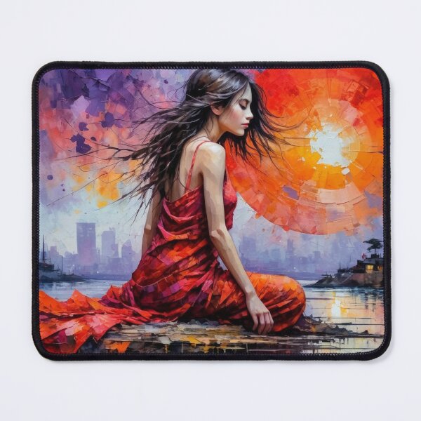 Item preview, A Moment Before Nightfall designed and sold by Undersea Ai Art.