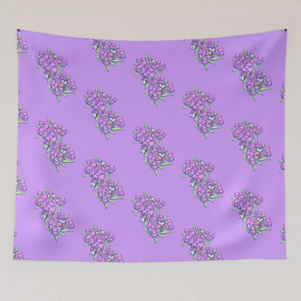 Item preview, Purple Crocus Flowers & Bumblebees designed and sold by SketchesWSara.