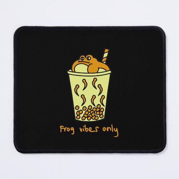 Item preview, Frog Vibes Only Earthy Orange Boba designed and sold by J-Mindful.