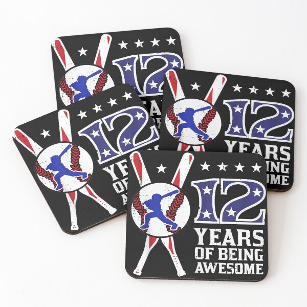 Item preview, 12 Years of Being Awesome Baseball 12th Birthday designed and sold by miaa-artistshop.