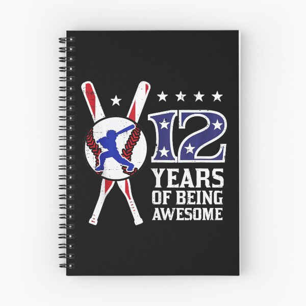 Item preview, 12 Years of Being Awesome Baseball 12th Birthday designed and sold by miaa-artistshop.