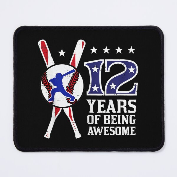 Item preview, 12 Years of Being Awesome Baseball 12th Birthday designed and sold by miaa-artistshop.