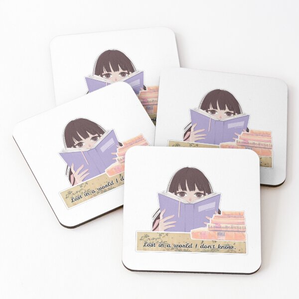 Item preview, Lost in a World I Don't Know Aesthetic Reading Girl designed and sold by Kriz-Kove.