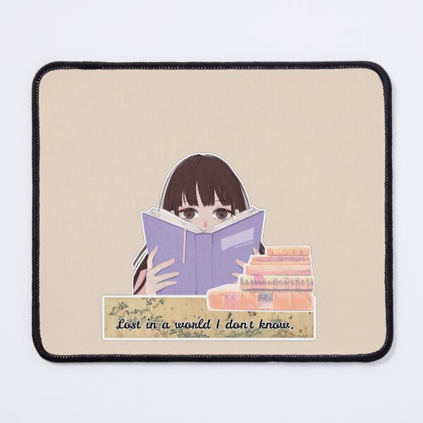 Item preview, Lost in a World I Don't Know Aesthetic Reading Girl designed and sold by Kriz-Kove.