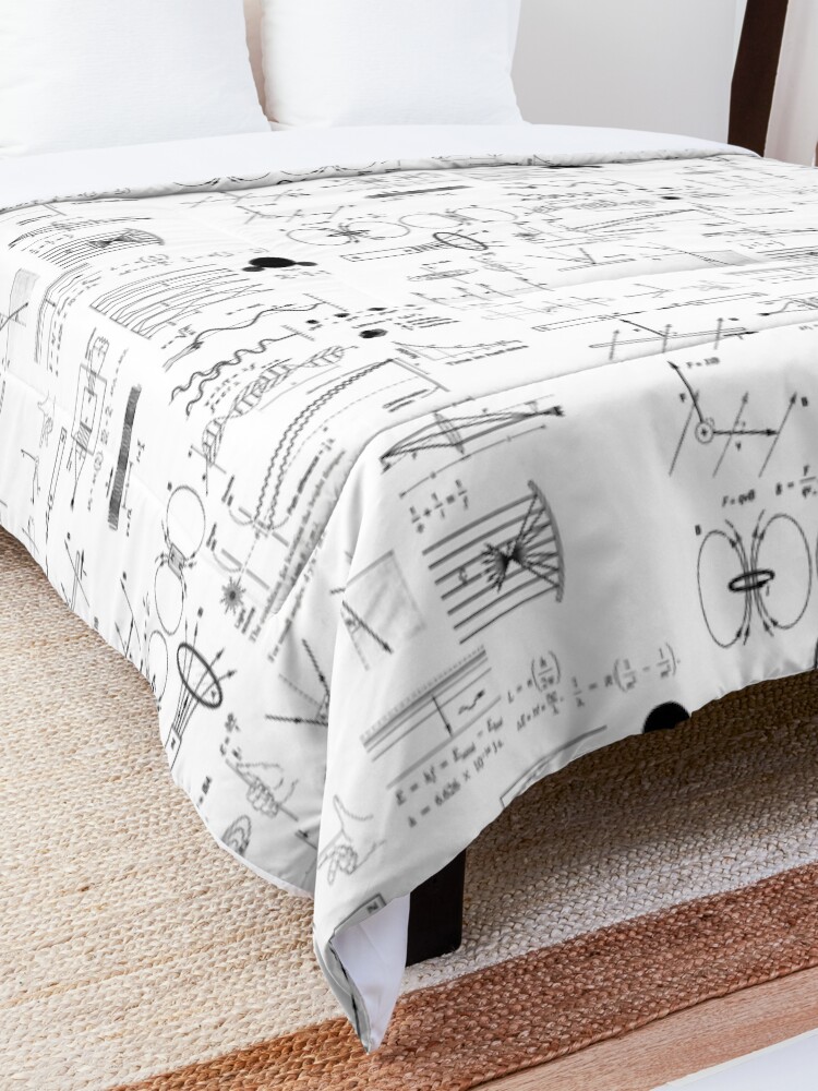 Alternate view of General Physics 2, #GeneralPhysics, #General, #Physics, #Electromagnetism, Thermodynamics, AtomicPhysics, NuclearPhysics Comforter