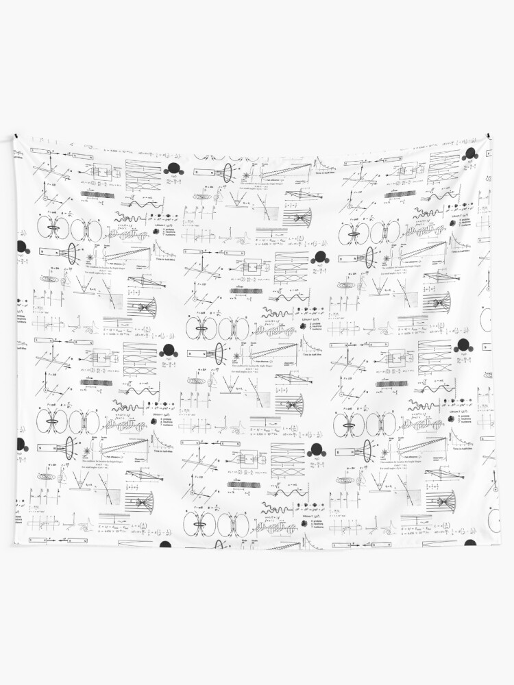 Alternate view of General Physics 2, #GeneralPhysics, #General, #Physics, #Electromagnetism, Thermodynamics, AtomicPhysics, NuclearPhysics Tapestry