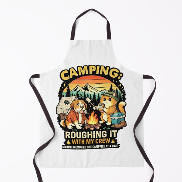 Item preview, Camping Dog & cat Lovers Shirt Funny Camping With My Crew designed and sold by PawTheory.