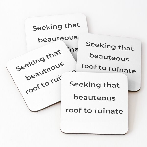 Item preview, "Seeking that beauteous roof to ruinate" - print black designed and sold by ariksworld.