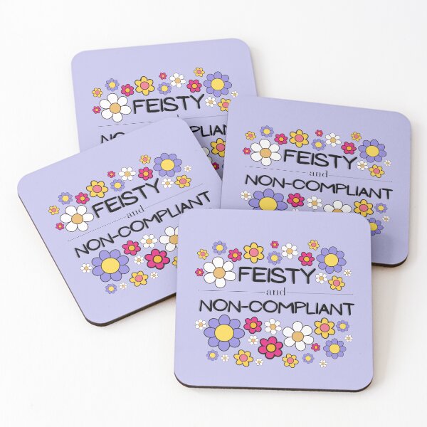 Item preview, Feisty and Non-Compliant designed and sold by The Painted Lamb.