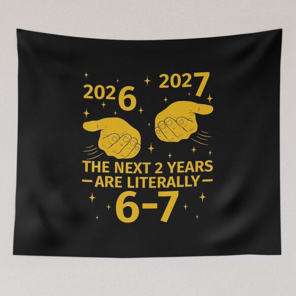Item preview, The Next 2 Years Are Literally 6–7 Funny 67 Meme  designed and sold by gladysenglish.