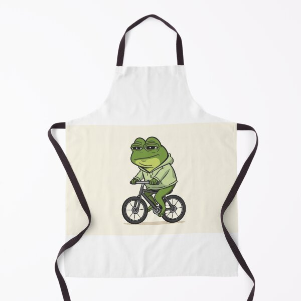 Item preview, Lazy Frog Cycling – Funny Meme Bicycle Tee designed and sold by JoyfulLilstudio.