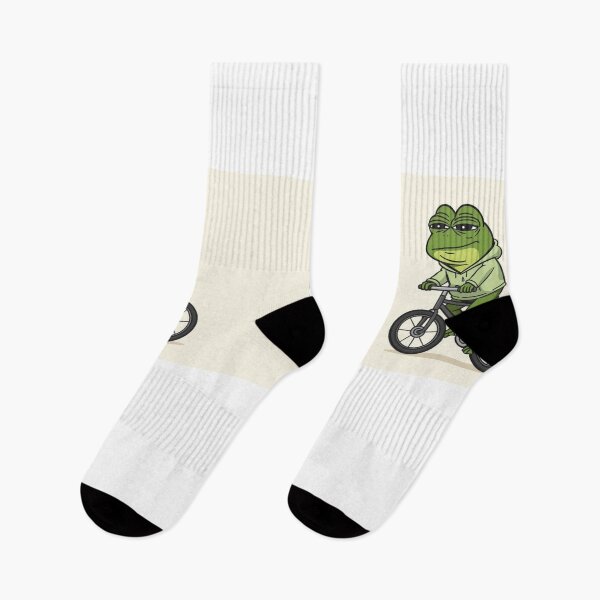 Item preview, Lazy Frog Cycling – Funny Meme Bicycle Tee designed and sold by JoyfulLilstudio.