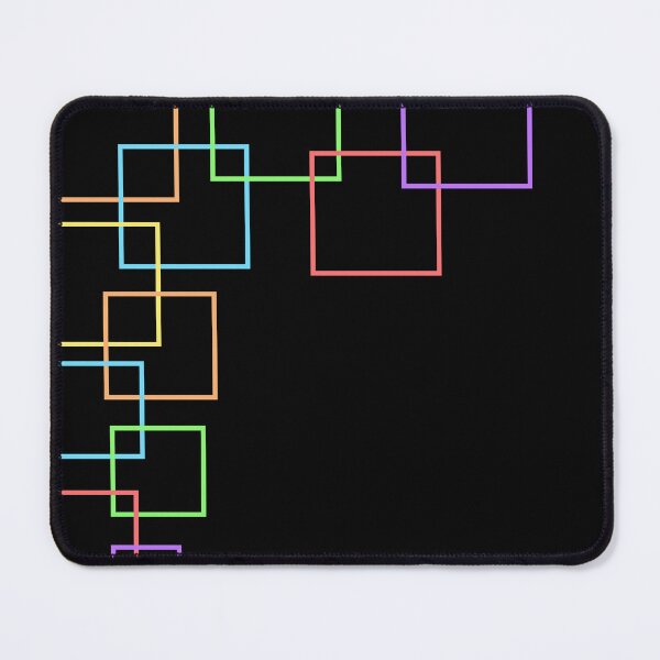 Item preview, Colorful Connected Squares Geometric Pattern designed and sold by Conpo.