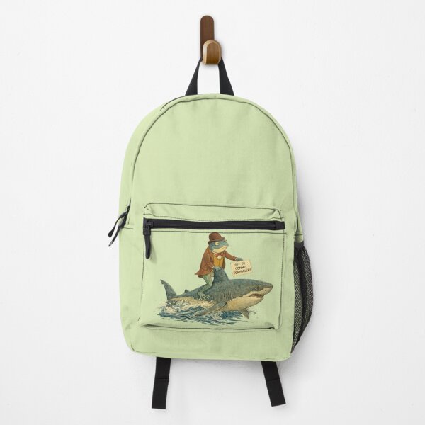 Item preview, Whimsical Frog Riding On Top Of A Shark designed and sold by johnnie2749.