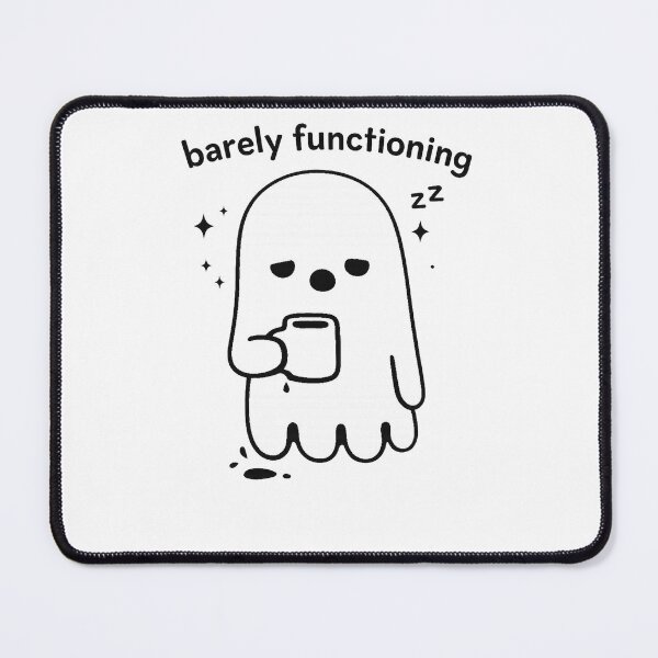 Item preview, Barely Functioning Ghost Coffee Funny Cute designed and sold by Hoffmann-Shop.