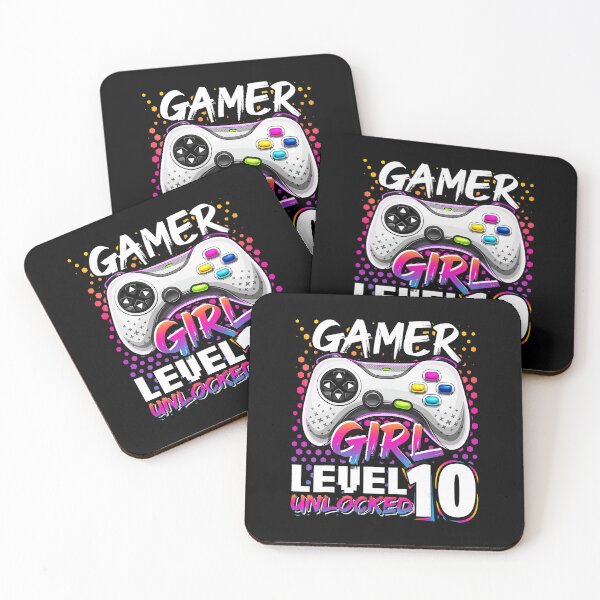 Item preview, Gamer Girl Level 10 Unlocked Birthday Gaming designed and sold by FGTV2021.