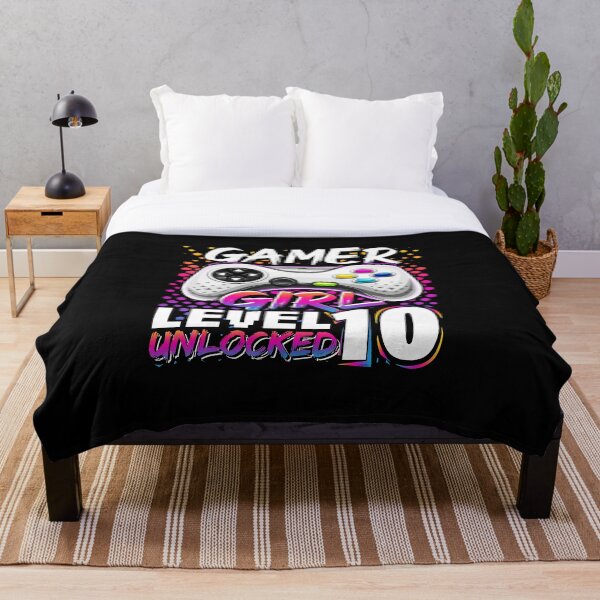 Item preview, Gamer Girl Nivel 10 Desbloqueado Cumpleaños Juegos designed and sold by FGTV2021.