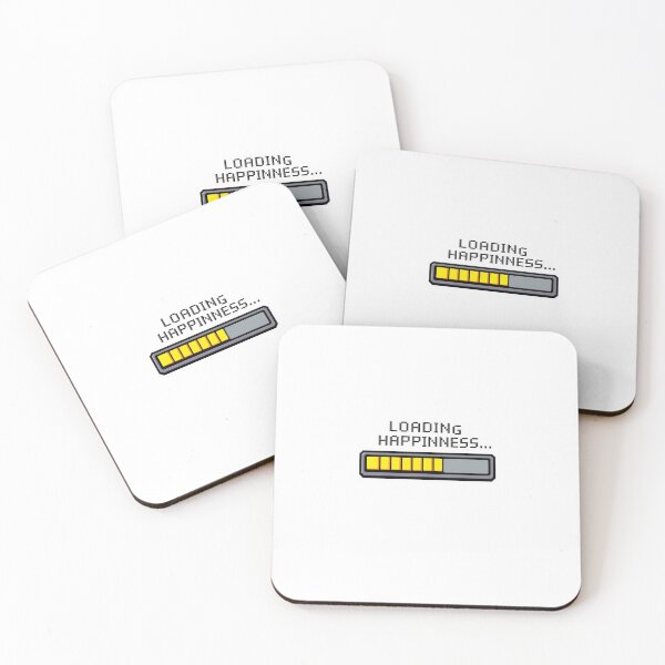 Item preview, Loading Happiness Pixel Art Sticker - Retro Tech Positive Vibes designed and sold by Pallaa305.