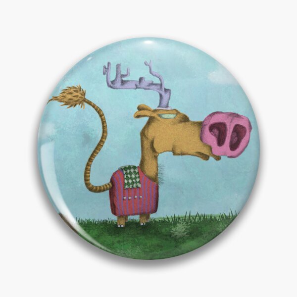 Item preview, Mountain deer in the prairie a0510 designed and sold by liquid-print.