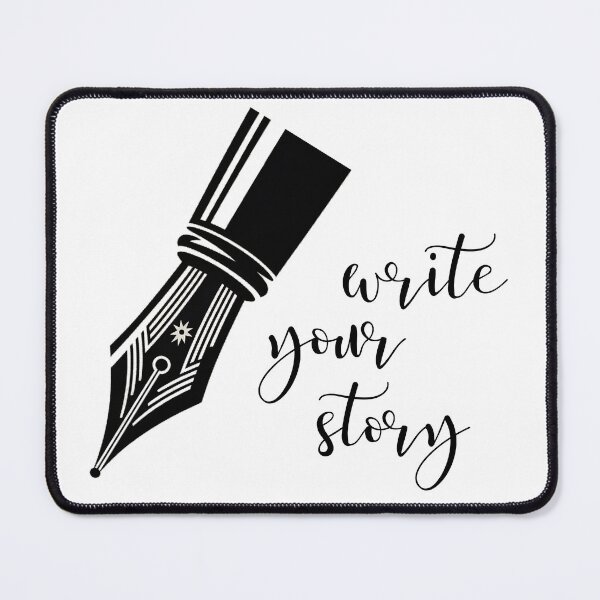 Item preview, Write Your Story – Fountain Pen Minimalist Inspirational Design designed and sold by ArcticFoxStudio.
