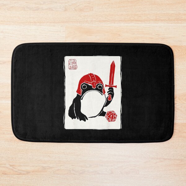 Item preview, Nat 1 Grumpy Frog Samurai Funny Tabletop RPG designed and sold by titanlevi.