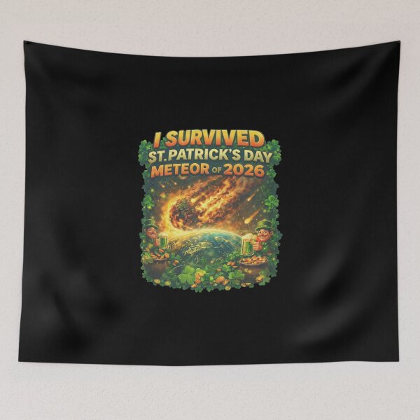 Item preview, I Survived The St. Patrick's Day Meteor designed and sold by anselmnacht.