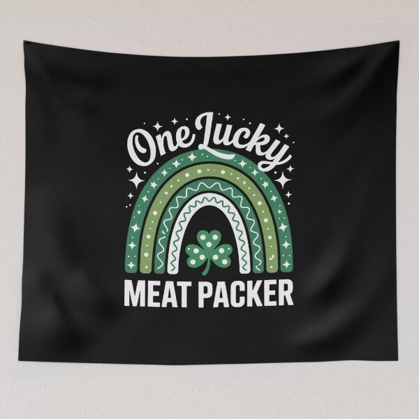 Item preview, St Patricks Day One Lucky Meat Packer designed and sold by Moon-Ape.