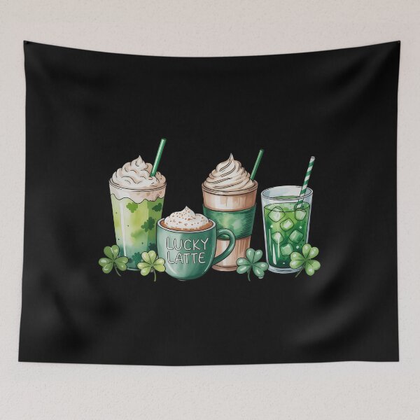 Item preview, St. Patrick's Coffee Lucky Latte  designed and sold by Moon-Ape.