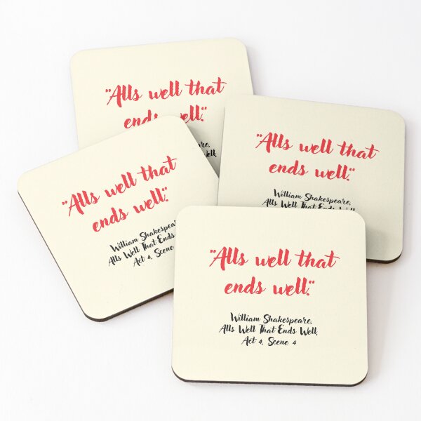 Item preview, Wicked Shakespeare Quote from Alls Well That Ends Well designed and sold by CharlottePlaceArt.