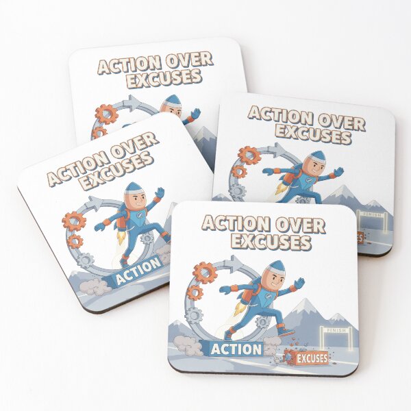 Item preview, Action over Excuses designed and sold by MaciejErdon.