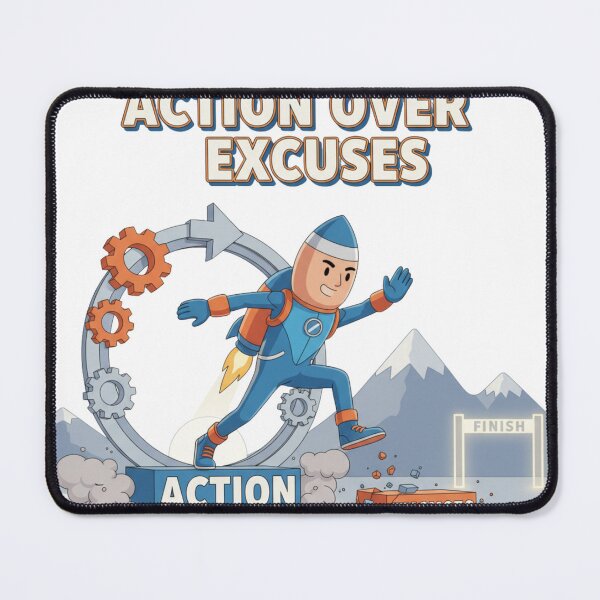 Item preview, Action over Excuses designed and sold by MaciejErdon.