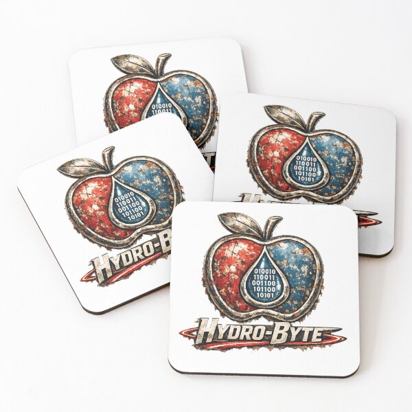 Item preview, Hydro-Byte is a vintage tech logo from the 1950s. designed and sold by  ZenRave Designs.
