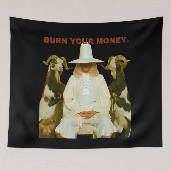 Item preview, The Holy Mountain Burn Your Money Alejandro designed and sold by CMSenseiStore.