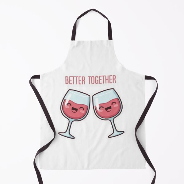 Item preview, Better Together cute wine glass designed and sold by Dipti333.