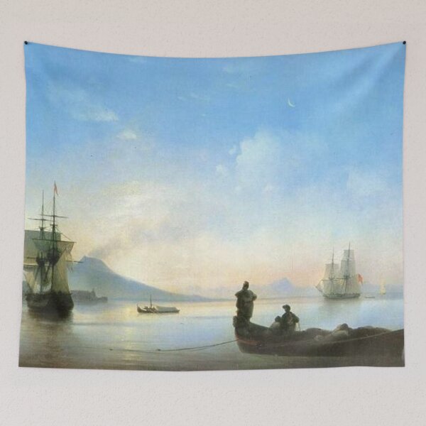 Item preview, The Bay of Naples in the morning designed and sold by SharonTheFirst.