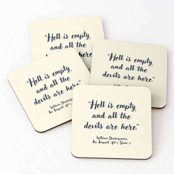 Item preview, Rad Shakespeare Quote from The Tempest designed and sold by CharlottePlaceArt.