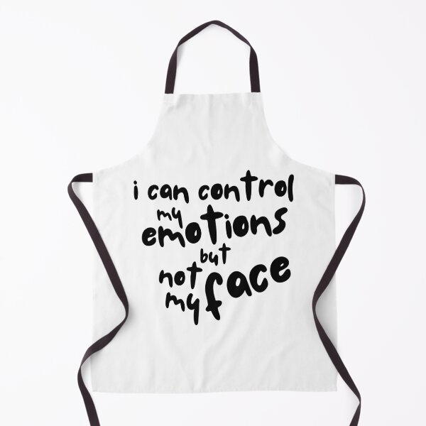 Item preview, I Can Control My Emotions But Not My Face | Funny Sarcastic Quote designed and sold by Tattyarts.