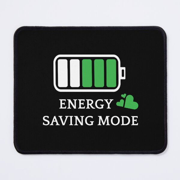 Item preview, Energy Saving Mode | Low Energy | Minimal Battery Aesthetic Design designed and sold by NeonGrain.