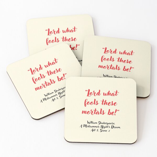 Item preview, Rad Shakespeare Quote from A Midsummer Night’s Dream designed and sold by CharlottePlaceArt.