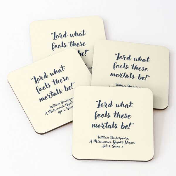 Item preview, Rad Shakespeare Quote from A Midsummer Night’s Dream designed and sold by CharlottePlaceArt.