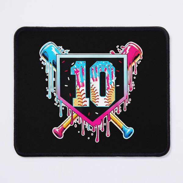 Item preview, 10th Birthday Baseball Ice Cream Drip Fun designed and sold by miaa-artistshop.