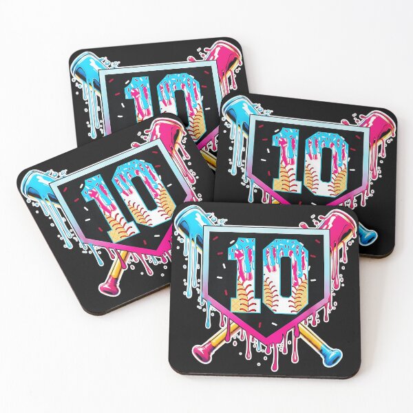 Item preview, 10th Birthday Baseball Ice Cream Drip Fun  designed and sold by miaa-artistshop.