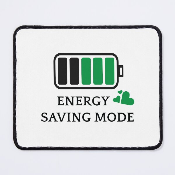 Item preview, Energy Saving Mode | Low Energy Aesthetic | Minimal Design (Light Version) designed and sold by NeonGrain.