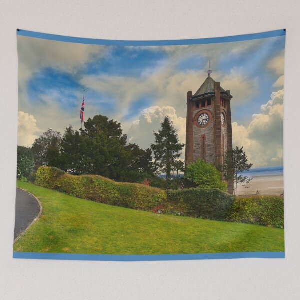 Item preview, Grange over Sands Clock Tower designed and sold by Alisonchambers2.