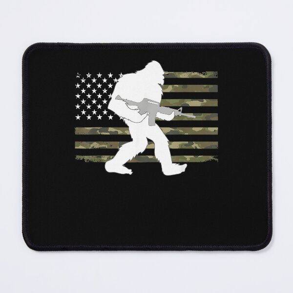 Item preview, Bigfoot Gun Owner Camo US American Flag Sasquatch designed and sold by Boutkimaewab.