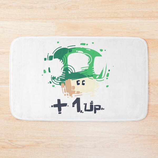 Item preview, +1 UP Life Mushroom Green Retro Games designed and sold by Houlele_design.