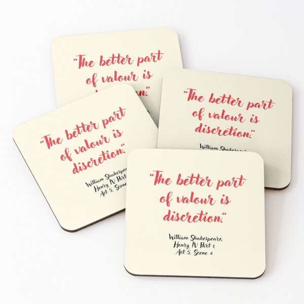 Item preview, Lit Shakespeare Quote from Henry the Fourth designed and sold by CharlottePlaceArt.