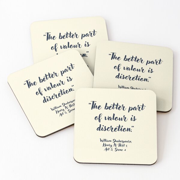 Item preview, Lit Shakespeare Quote from Henry the Fourth designed and sold by CharlottePlaceArt.