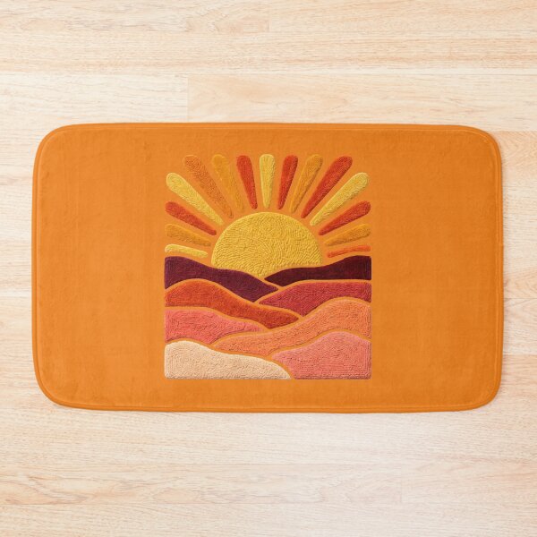 Item preview, Vintage Sunset Landscape Retro Sun Boho designed and sold by anselmnacht.